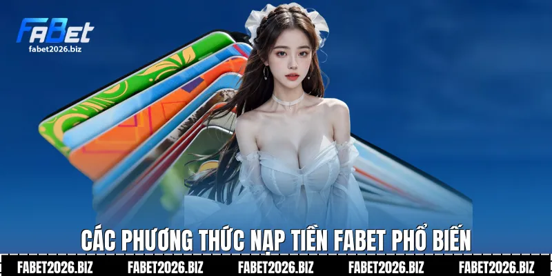 Các phương thức nạp tiền Fabet phổ biến