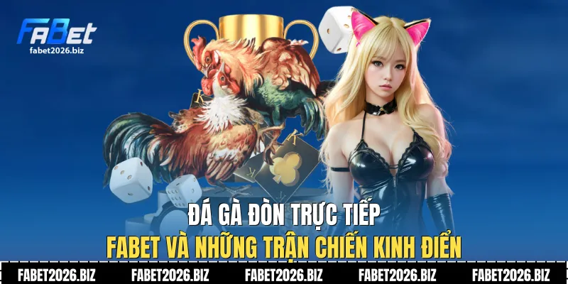 Đá gà đòn trực tiếp