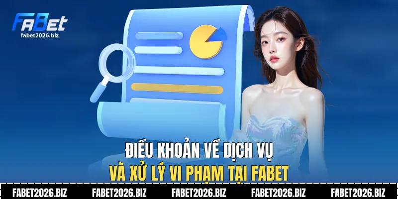 Điều khoản về dịch vụ và xử lý vi phạm tại Fabet