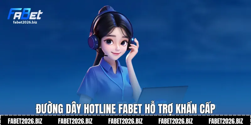 Đường dây Hotline Fabet hỗ trợ khẩn cấp