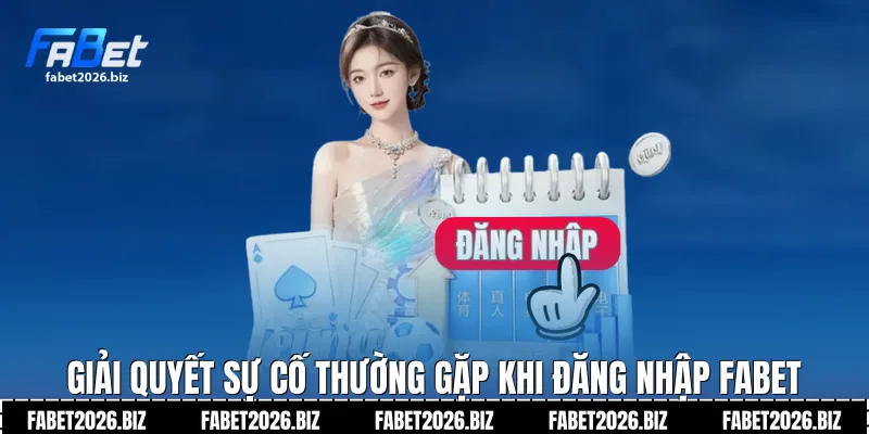 Giải quyết sự cố thường gặp khi Đăng nhập Fabet
